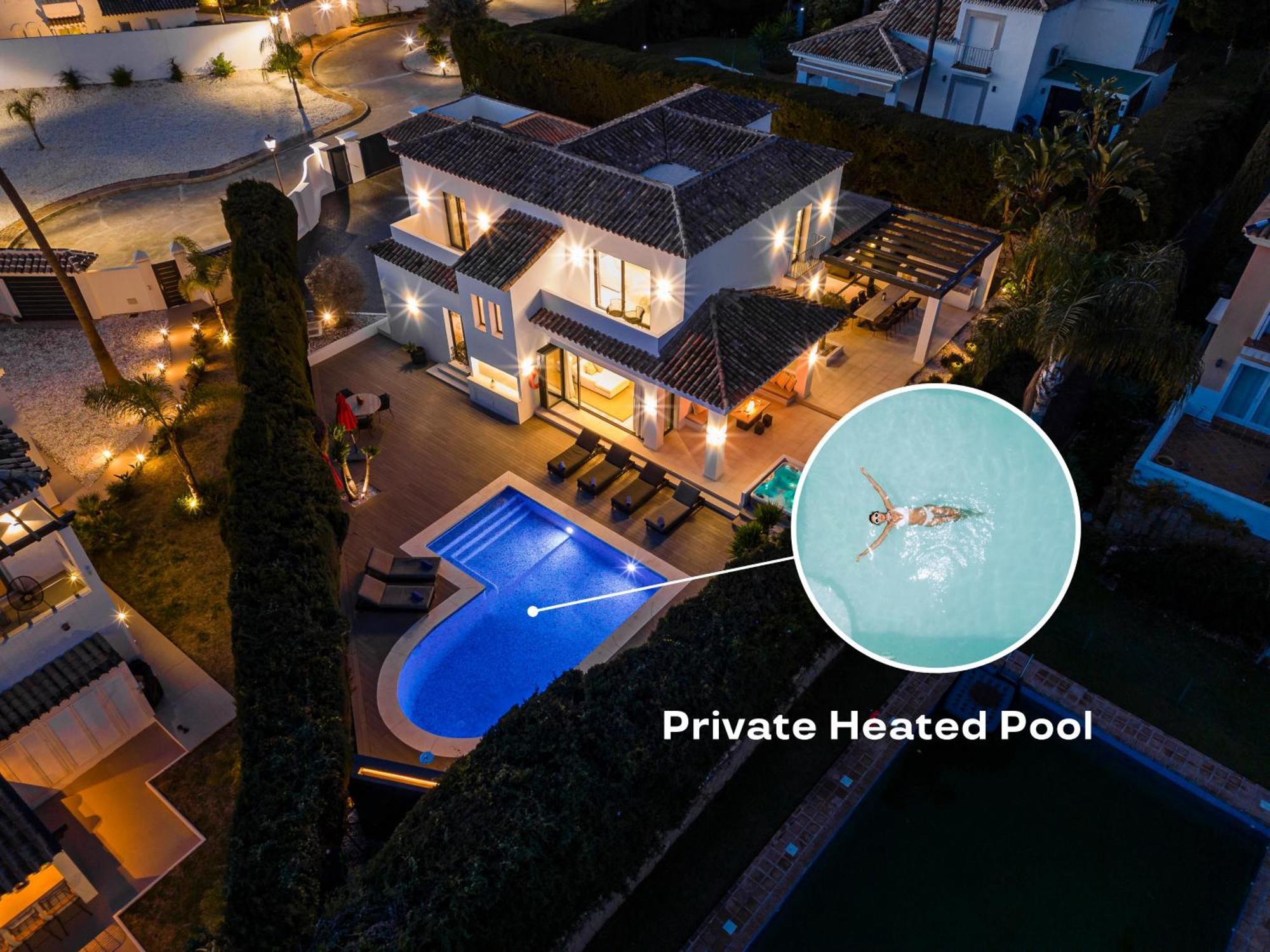 Vacation Marbella I Villa Lina, Golf Valley, Private Heated Pool, Jacuzzi, Close To The Marina Exterior foto